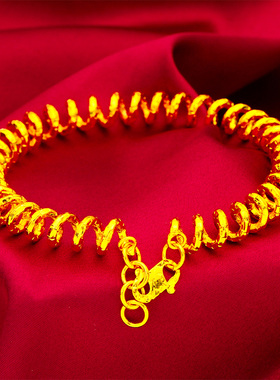 弹簧手镯2生日礼物送朋友时尚款饰品首饰礼物礼品