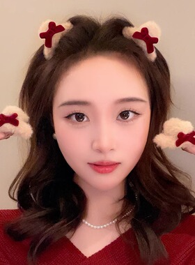 CampingKiss公主头蝴蝶结发夹