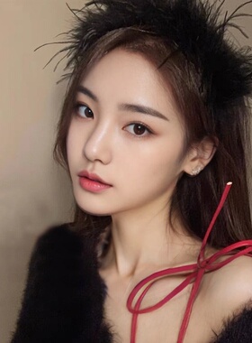 RVFA高级感羽毛发箍女