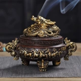 Аромалампа, антикварная медная курильница для благовоний из сандалового дерева, из алойного дерева