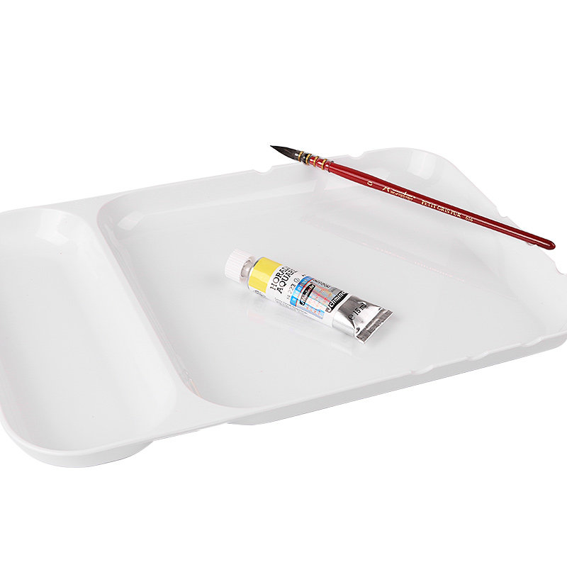 获多福ABS波浪调色盘易清洗方形水彩大面积调色不聚水珠不易染色,淘宝优惠券,粉丝福利购,淘宝优惠卷