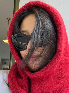 巴拉克法帽INS风女冬季进口纱线