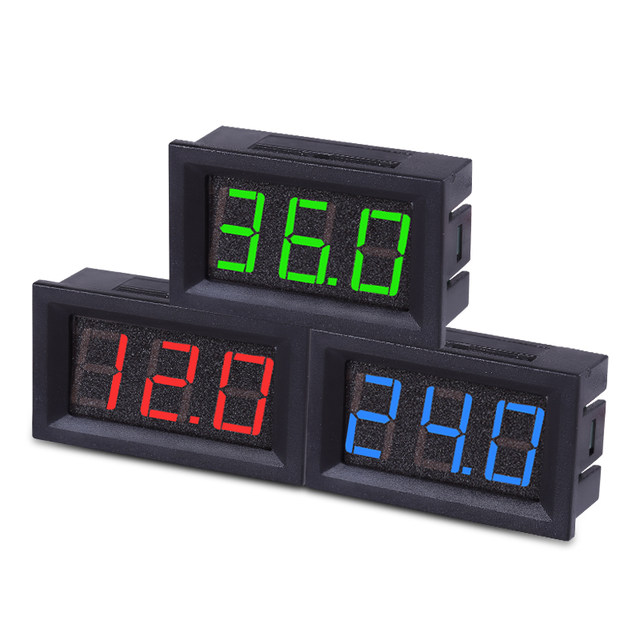 0.56 high-precision two-wire DC voltage meter 5-120v