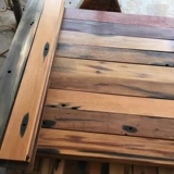 Старая лодка деревянная доска материал мозаика фоновая стена сплошная леса