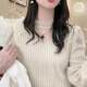 ດູໃບໄມ້ລົ່ນແລະລະດູຫນາວ velvet ຄົນອັບເດດ: rhinestone bottoming ເສື້ອເຄິ່ງຫນຶ່ງ turtleneck