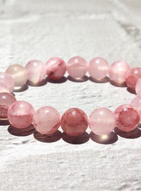 易烊千玺同款类四手链波斯玉血红色玉髓石头水晶简约显白手链