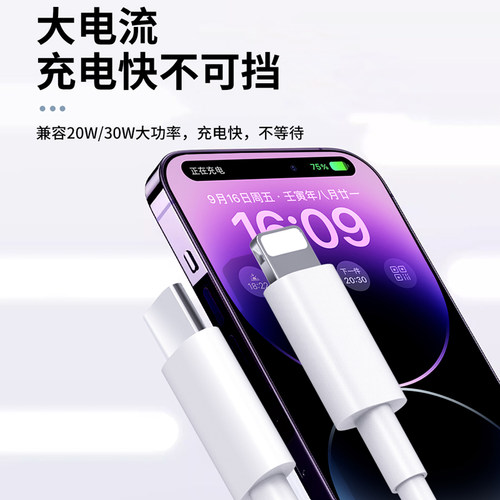 适用于PD充电线iPhone15手机数据线双头type-c苹果14plus XS快充线Max 12 2米USB接口13promax加长XR充电器线 - 图3