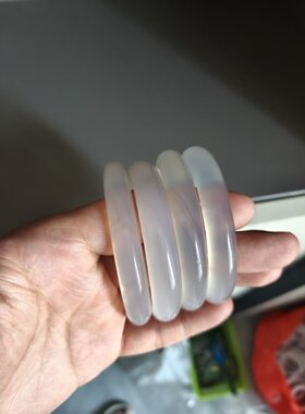 芙蕖荷花手镯 白月光手镯 福利价 天然材质 默认瑕疵