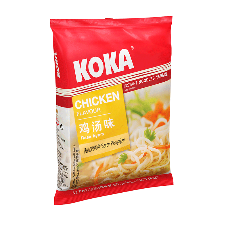 新加坡进口koka可口黑椒快熟炒面鸡汤速食泡面方便面 - 图0
