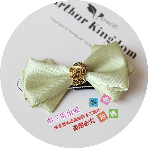 儿童蝴蝶结发夹头饰品宝宝包布不伤发夹子小女孩可爱发卡公主边夹,淘宝优惠券,粉丝福利购,淘宝优惠卷