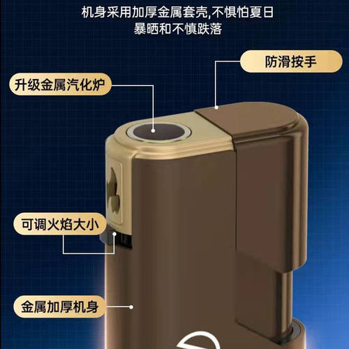 50支新款耐用金属防风打火机双层加厚充气定制订做印字防爆批发 - 图3