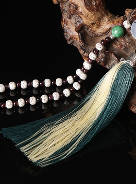 汽车挂件后视镜吊坠平安莲花菩提车载流苏挂件吊坠如意挂饰高档