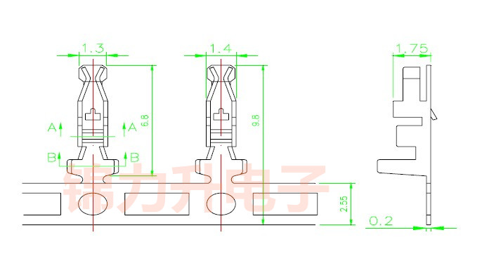 胶壳PHD 2.0mm间距双排插头接线端子2x2P/3/4/5/6/8/10P连接器 - 图1