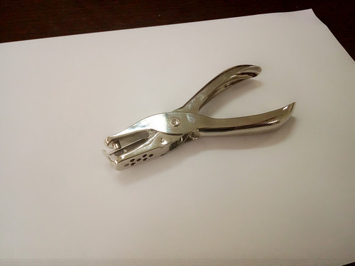 洗车会员卡制作磁条卡条码卡定制6mm手握式金属打眼打孔器打孔钳 - 图2