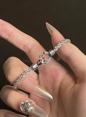 重工表带手镯女双环锁扣手链手饰