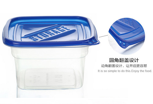 包邮1005ml正方形一次性加厚餐盒保鲜盒打包盒快餐盒外卖盒汤碗 - 图3