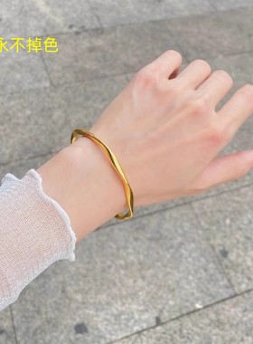 莫比乌斯手镯实心无限循环的爱