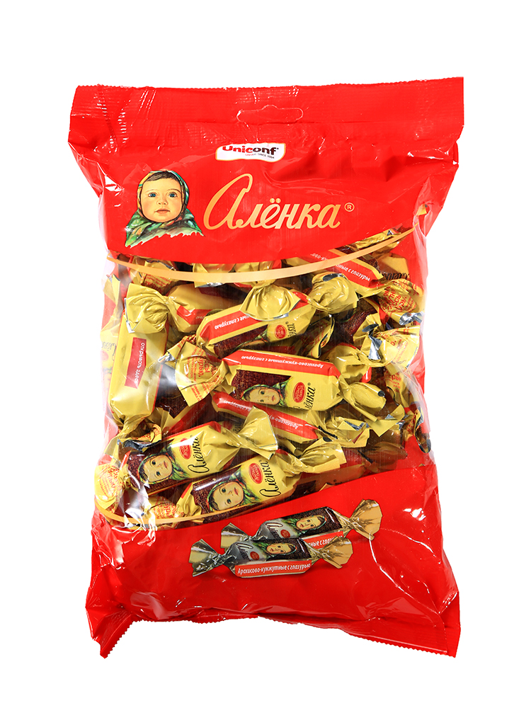 俄罗斯进口大头娃娃巧克力糖果芝麻花生果仁酥喜糖休闲零食礼物 - 图3