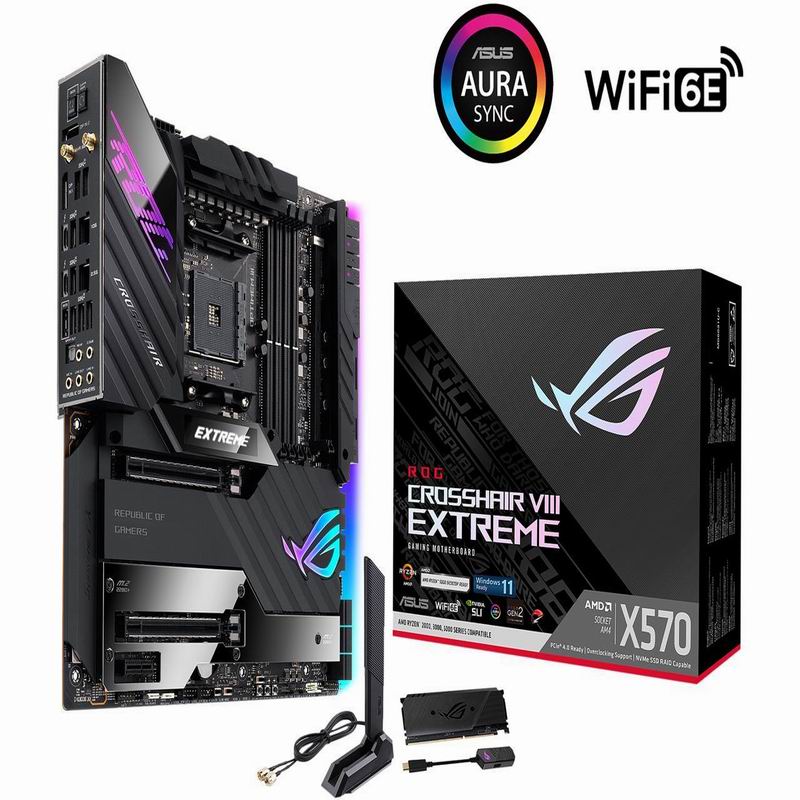 ASUS/华硕 ROG 玩家国度主板C8DH C8E X570-E II 全新 - 图0