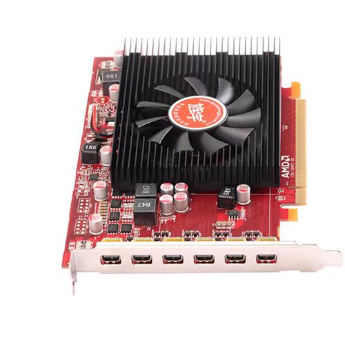 旌宇R7 350 Y6DP 4G专业多屏显卡六屏显卡6屏拼接炒股多屏显卡 - 图0