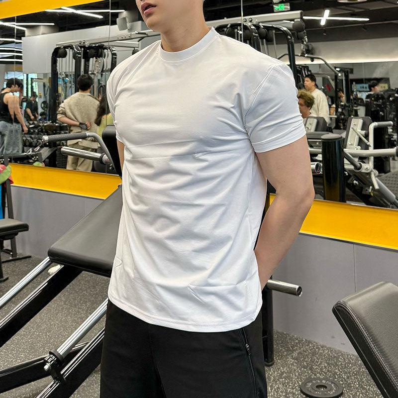 运动短袖男T恤美式健身衣收袖口纳维亚科技面料透气速干圆领大码,淘宝优惠券,粉丝福利购,淘宝优惠卷