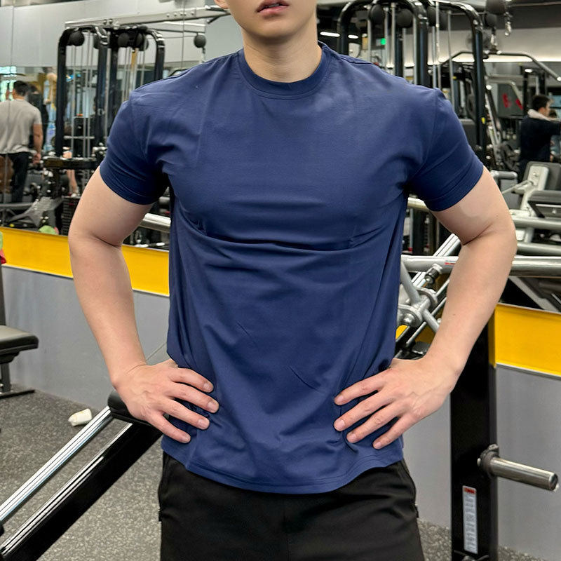 运动短袖男T恤美式健身衣收袖口纳维亚科技面料透气速干圆领大码,淘宝优惠券,粉丝福利购,淘宝优惠卷