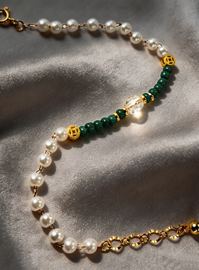 原创设计珍珠手链 延长链可调节 设计精致小巧时尚女款