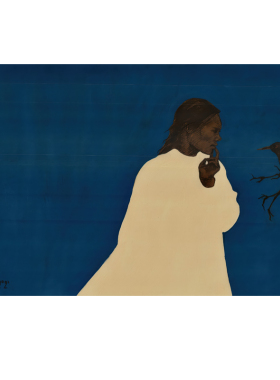 中古风人生如旷野高级高艺术海报轻奢装饰画未装裱可替换挂画画芯