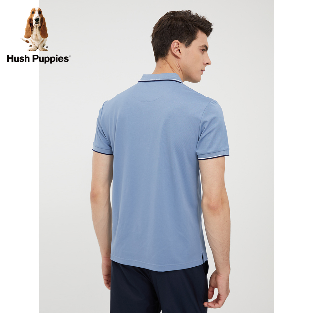 【天丝棉】暇步士男装2022新款 t恤 Hush Puppies服饰Polo衫