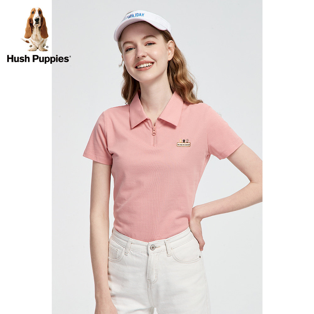 hush puppies女装2021夏宽松 polo衫 Hush Puppies服饰POLO衫