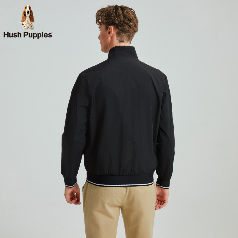 【挺括有型】暇步士男士梭织长袖夹克衫秋季耐穿宽松休闲立领外套,淘宝优惠券,粉丝福利购,淘宝优惠卷