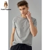 Áo thun nam ngắn tay Hush Pupgie 2019 Áo thun cotton mùa hè mới | PD-29394A - Áo phông ngắn áo thun thể thao nam Áo phông ngắn