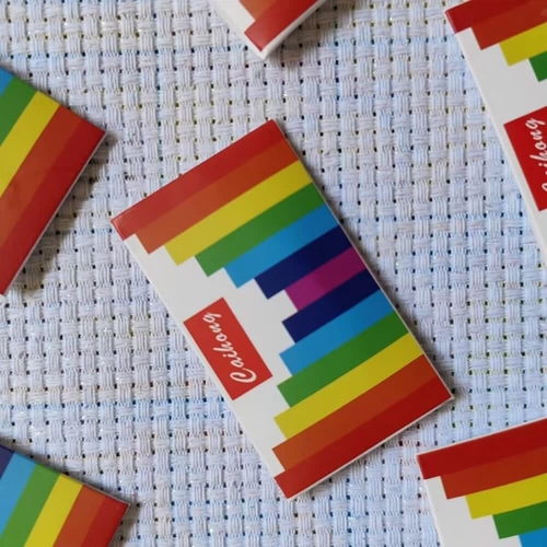 Итальянская радужная игла перекрестная вышивка № 24