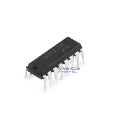 原装74LS248 BCD-7段译码器 逻辑IC芯片 SN74LS248N 直插DIP-16 - 图3
