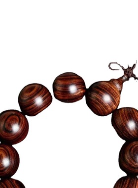 非洲大叶手串木质佛珠手链非洲手串男文玩佛珠女情侣