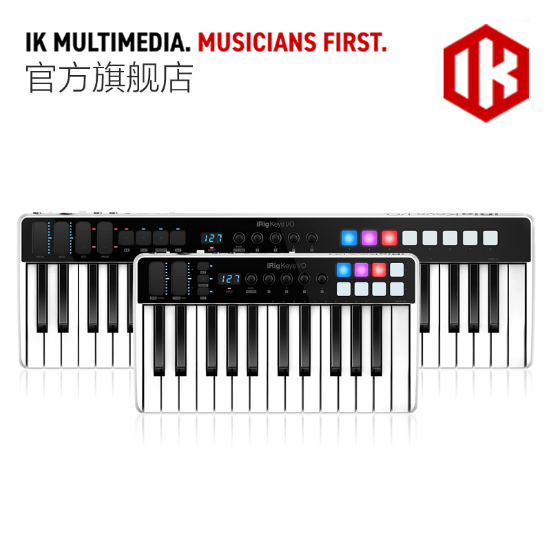 IK iRig Keys I/O 25键/49键音乐编曲电音声卡录音功能 MIDI键盘-图0