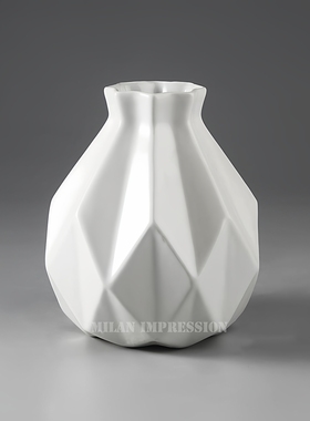 轻奢风陶瓷售楼处家具展厅花器