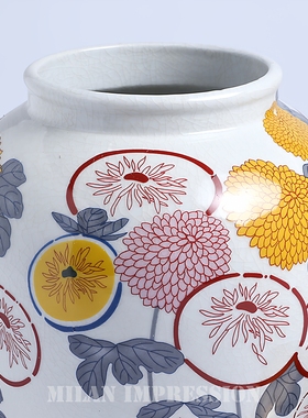 新中式风将军罐家具展厅软装饰品