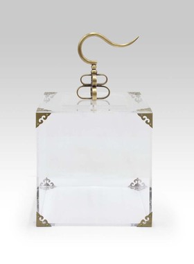 新中式风亚克力软装家居客厅小鸟