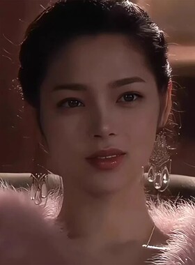 我的女孩同款菱形水晶流苏耳环