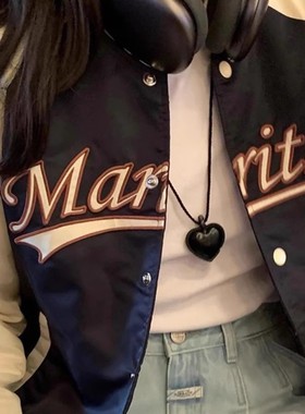 韩国博主fever同款爱心项链女2023新款爆款锁骨链毛衣链颈链配饰