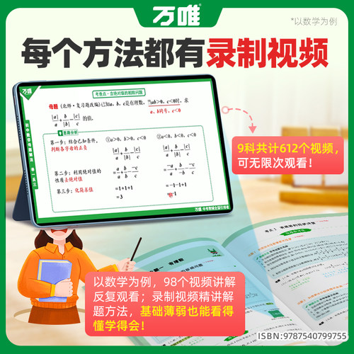 26版万唯母题解法初中母题提分大师数学解题思维方法大全七八九年级母题大招一本通阅读理解专项训练书同步教材万维教育官方旗舰店 - 图3