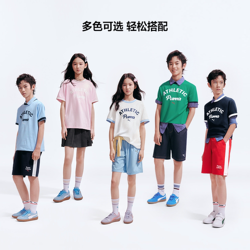 PUMA彪马童装26夏季新款儿童短袖T恤凉感舒适吸湿速干圆领上衣T - 图3