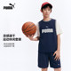 ເຄື່ອງນຸ່ງເດັກນ້ອຍ PUMA 26 summer ເສື້ອທີເຊີດເດັກນ້ອຍສັ້ນເຢັນໄວແຫ້ງແລ້ງກິລາບ້ວງຊຸດກິລາຄົນອັບເດດ: ແຂນສັ້ນ