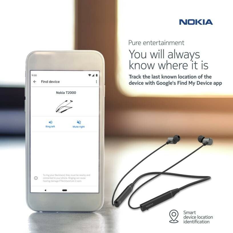 Nokia T2000 Rapid Charge Neckband Bluetooth Headset With Mic - 图2