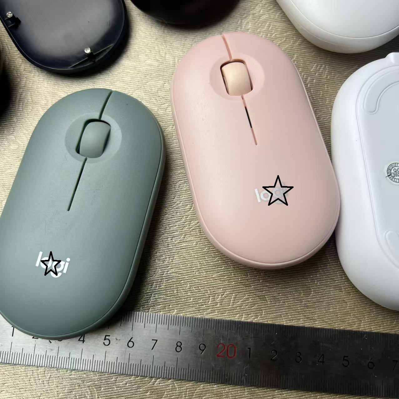 Pebble 2.4G wireless mouse Bluetooth dual-mode silent home office notebook mobile phone tablet Bluetooth mouse