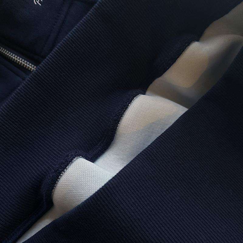 PRIDEUNION骄傲集结超重磅挺括刺绣LOGO拉链卫衣春季新款cleanfit - 图3