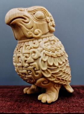 崖柏黄杨木雕刻文玩手把件工艺品