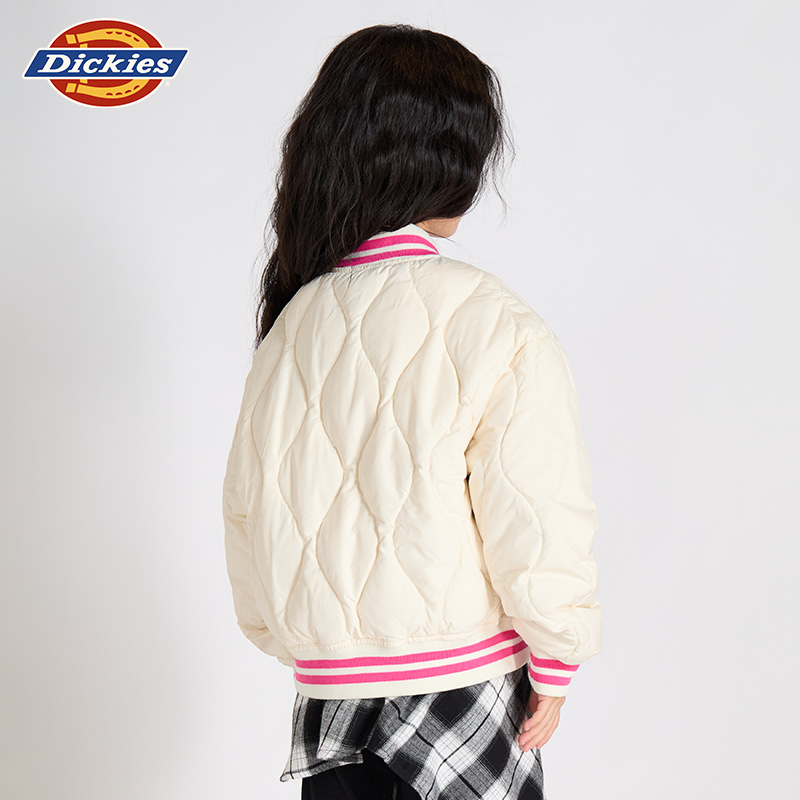 Dickies儿童羽绒服2024年新款冬装外套棒球服白鸭绒童装中大童 - 图3