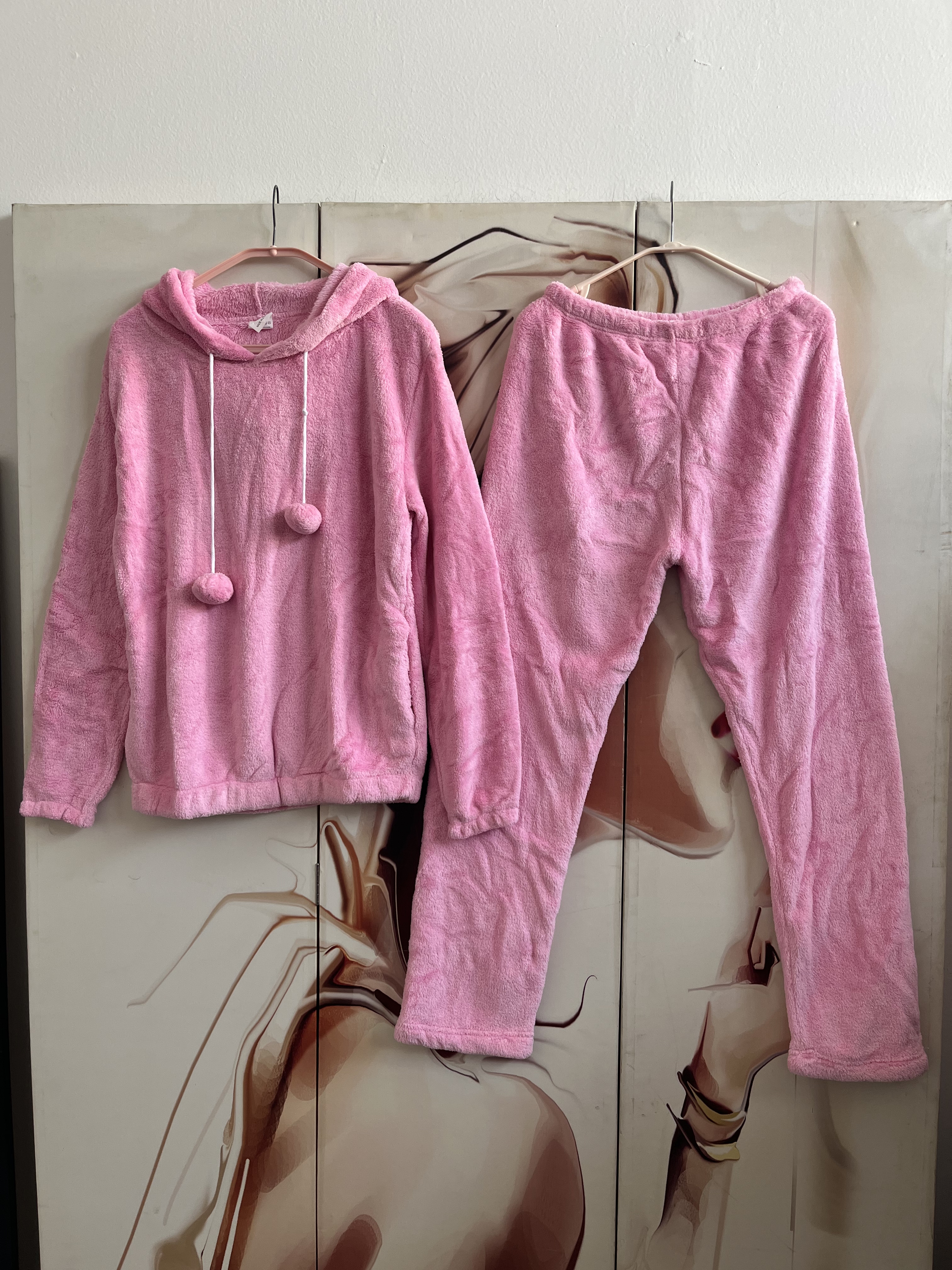 冬季珊瑚绒睡衣女士加卡通绒加厚保暖秋冬款长袖法兰绒家居服套,淘宝优惠券,粉丝福利购,淘宝优惠卷